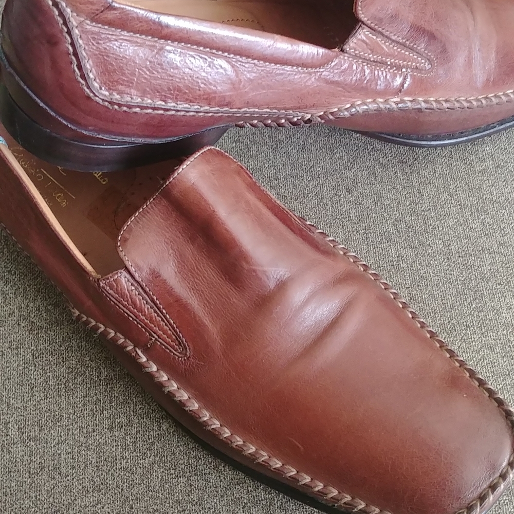 Like new GalizioTorresi hand stiched Leather shoes, size 42, Made in Italy - Picture 6 of 16